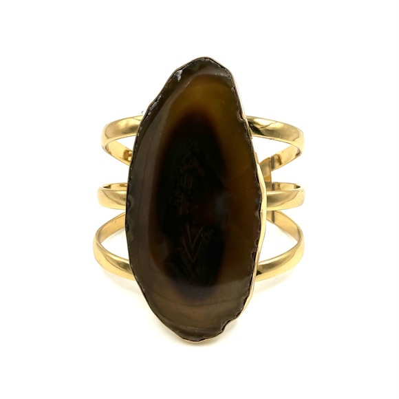 NWT Charles Albert Alchemia and Agate Slice Cuff - Picture 3 of 5